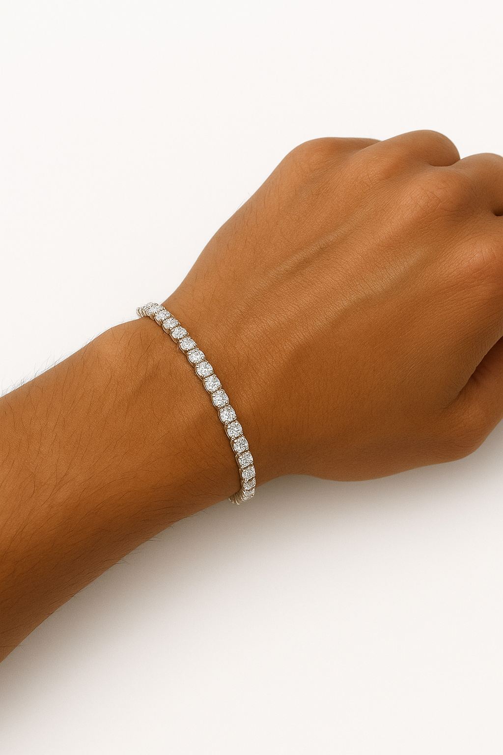 moissanite tennis bracelet