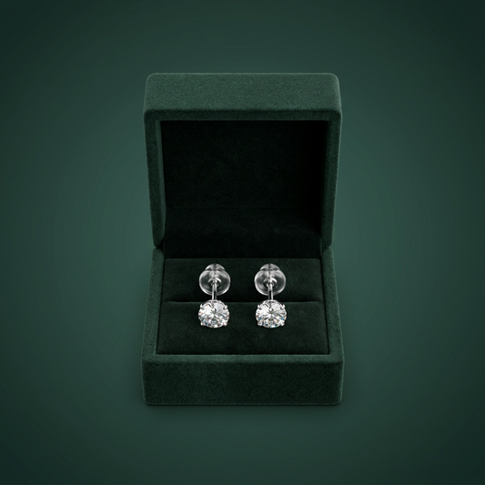Moissanite Earrings 5mm